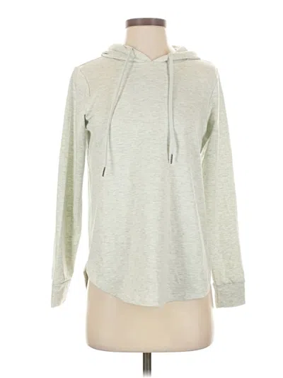Pre-owned Adrienne Vittadini Zip Up Hoodie In Gray