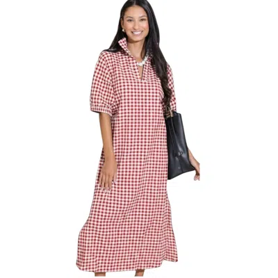 Adrienne Women's Blakely Maxi Dress In Red In Multi