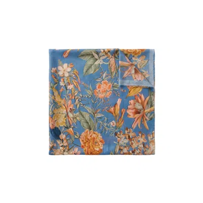 Adrift Clothing Women's Blue Opulent Blooms Scarf