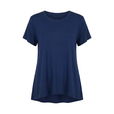 Adrift Clothing Women's Blue Swing Tee In Navy