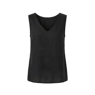 Adrift Clothing Women's Ember Linen Cami In Black
