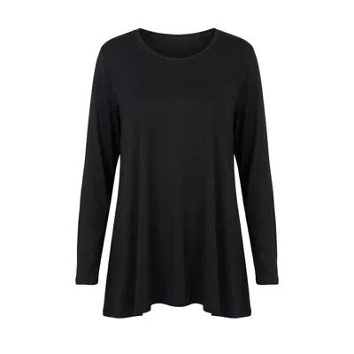 Adrift Clothing Women's Long Sleeve Swing Tee In Black