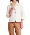 Adroit Atelier Ad Tenley Quilted Jacket In Pearl In White