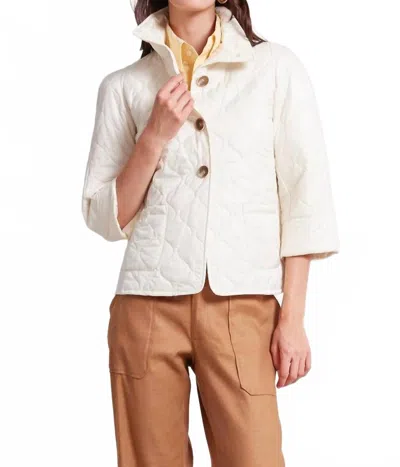 Adroit Atelier Ad Tenley Quilted Jacket In Pearl In White