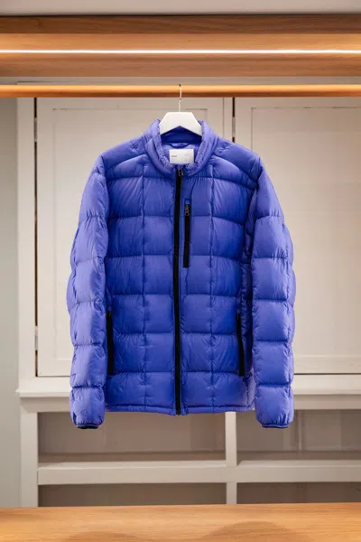 Pre-owned Adsum Hyper Light Padded Down Jacket In Blue