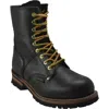 Adtec 9" Logger Boot In Black