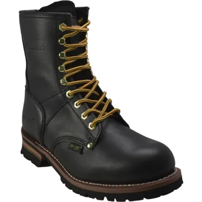 Adtec 9" Logger Boot In Black