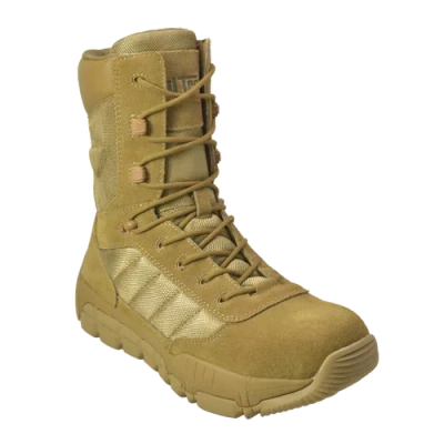 Adtec 9" Side Zipper Composite Toe Tactical Boot In Brown