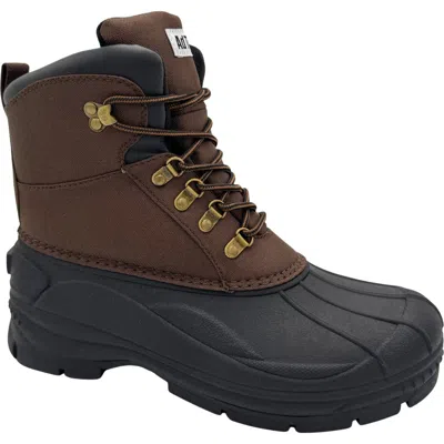 Adtec Durable Nylon Winter Boots In Brown