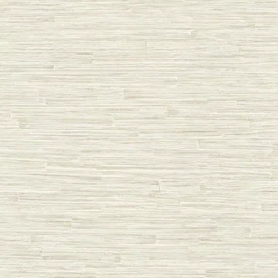Advantage Hutton Tile 33' L X 21" W Metallic Wallpaper Roll In Cream