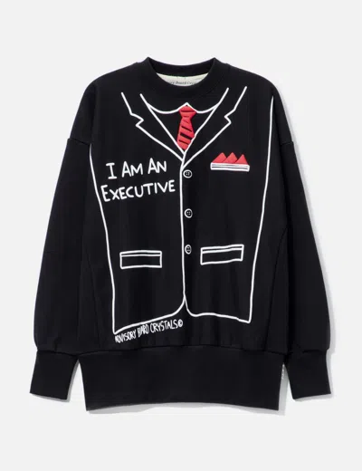 Advisory Board Crystals Abc. I Am An Executive Sweatshirt In Black