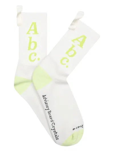 Advisory Board Crystals Abc Logo Socks In Multi