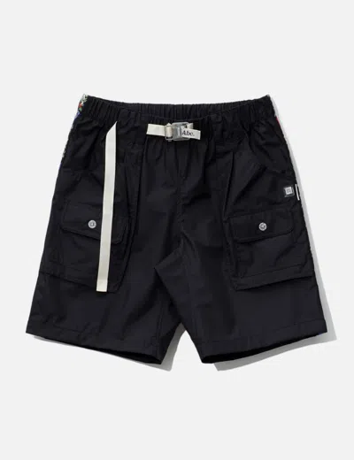 Advisory Board Crystals Abc. Waterproof Nylon Taffeta Spring Shorts In Black