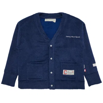 Pre-owned Advisory Board Crystals Ap Chemistry Cardigan 'navy' In Blue