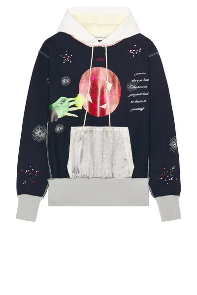 Advisory Board Crystals Birthstone Hooded Sweatshirt In Navy