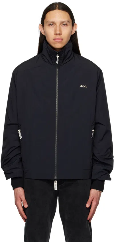 Advisory Board Crystals Black Embroidered Jacket In Anthracite Black