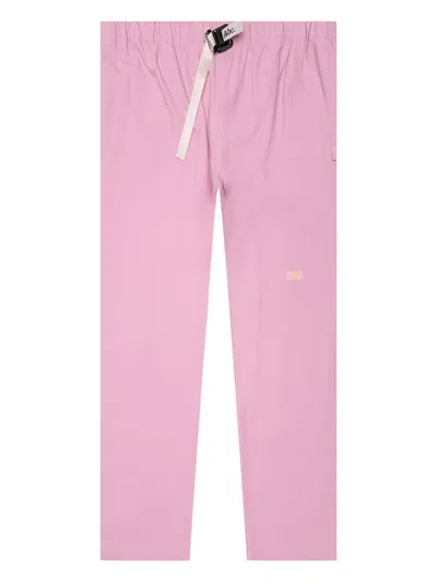 Advisory Board Crystals Buckle-embellished Trousers In Pink