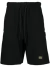 Advisory Board Crystals Drawstring Sweat-shorts In Black