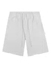 Advisory Board Crystals Drawstring-waist Shorts In White