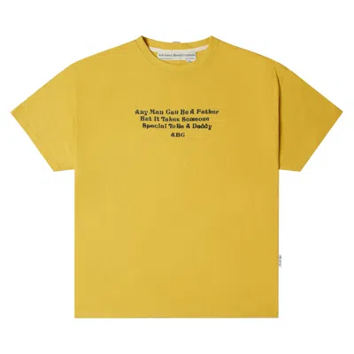 Pre-owned Advisory Board Crystals Father Quote T-shirt 'yellow' | Men's Size M