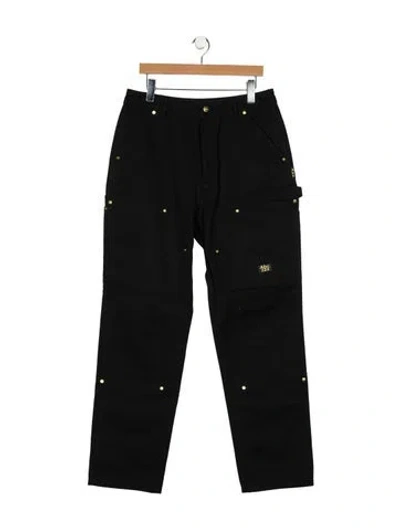 Pre-owned Advisory Board Crystals High-rise Wide Leg Jeans In Multi