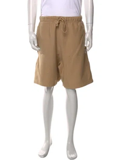 Pre-owned Advisory Board Crystals Jogger Shorts In Neutrals