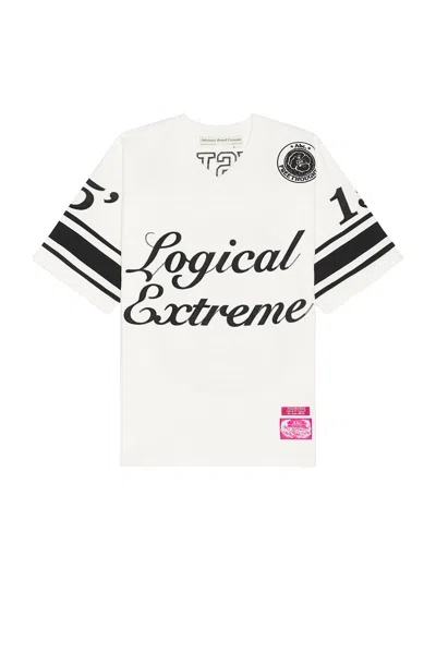 Advisory Board Crystals Logical Extreme Rugby Shirt In White