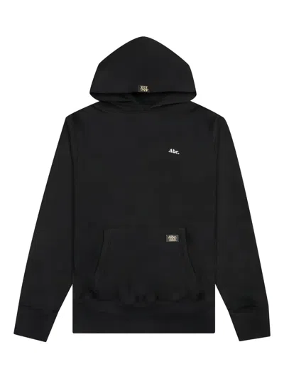 Advisory Board Crystals Logo-embroidered Pullover Hoodie In Black