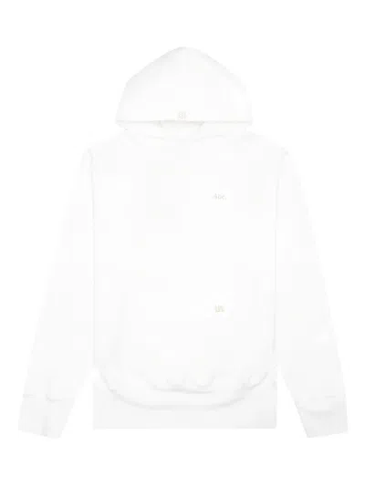 Advisory Board Crystals Logo-embroidered Pullover Hoodie In White