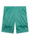 Advisory Board Crystals Mesh Drawstring Shorts In Green