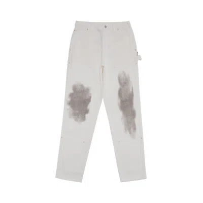 Pre-owned Advisory Board Crystals Mystic Mountain Crystal Double Knee Pant 'white'