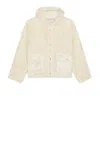 Advisory Board Crystals On The Fringe Jacket In Ecru