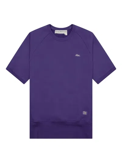 Advisory Board Crystals Raglan-sleeve Logo-embroidered Sweatshirt In Purple