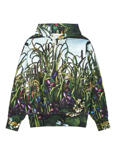 Advisory Board Crystals Stained Glass Hoodie In Green