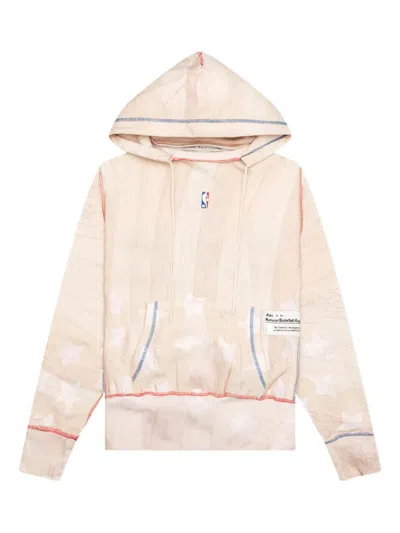 Advisory Board Crystals X La Clippers Logo-print Hoodie In Neutral