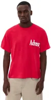 Advisry Dot Logo Tee Red In Red