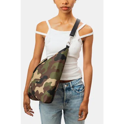 Adw Small Waxed Camo Crossbody Gami Bag In Multi