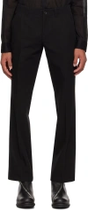Adyar Ssense Exclusive Black Classic Slacks Trousers In Black