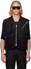 Adyar Ssense Exclusive Black Utility Vest In Black