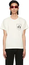 Adyar Ssense Exclusive White Twin Guns T-shirt In Lt Ivory