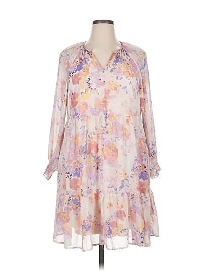 Pre-owned Adyson Parker Casual Dress In Purple