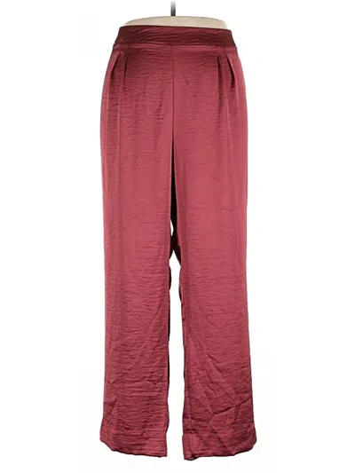 Pre-owned Adyson Parker Casual Pants In Burgundy
