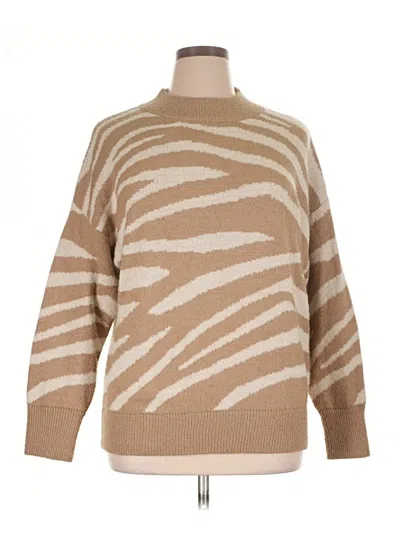 Pre-owned Adyson Parker Pullover Sweater In Tan