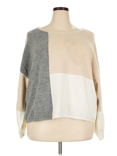 Pre-owned Adyson Parker Pullover Sweater In Tan
