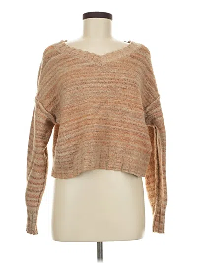Pre-owned Adyson Parker Pullover Sweater In Tan