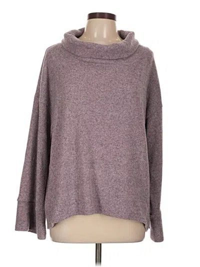 Pre-owned Adyson Parker Turtleneck Sweater In Purple