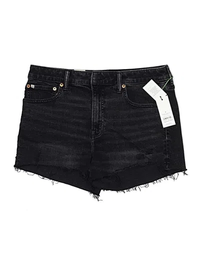 Ae77 Denim Shorts In Black