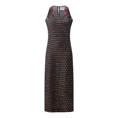 Aeka Boho Woman Women's The Asha Dress - Black Racer Back Maxi Dress