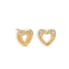 Aelea Studio Women's White Adora Studs In White