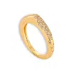 Aelea Studio Women's White / Yellow Lyria Ring In Multi